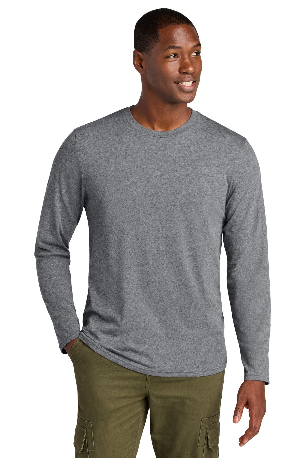 District® Perfect Weight® CVC Long Sleeve Tee DT185