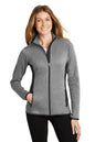 Eddie Bauer® Women's Full-Zip Heather Stretch Fleece Jacket. EB239