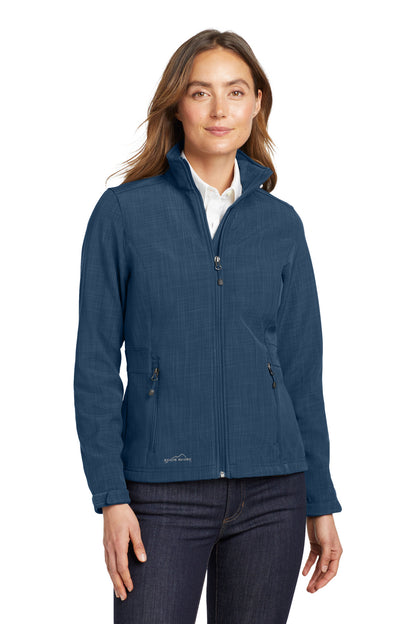 Eddie Bauer® Women's Shaded Crosshatch Soft Shell Jacket. EB533