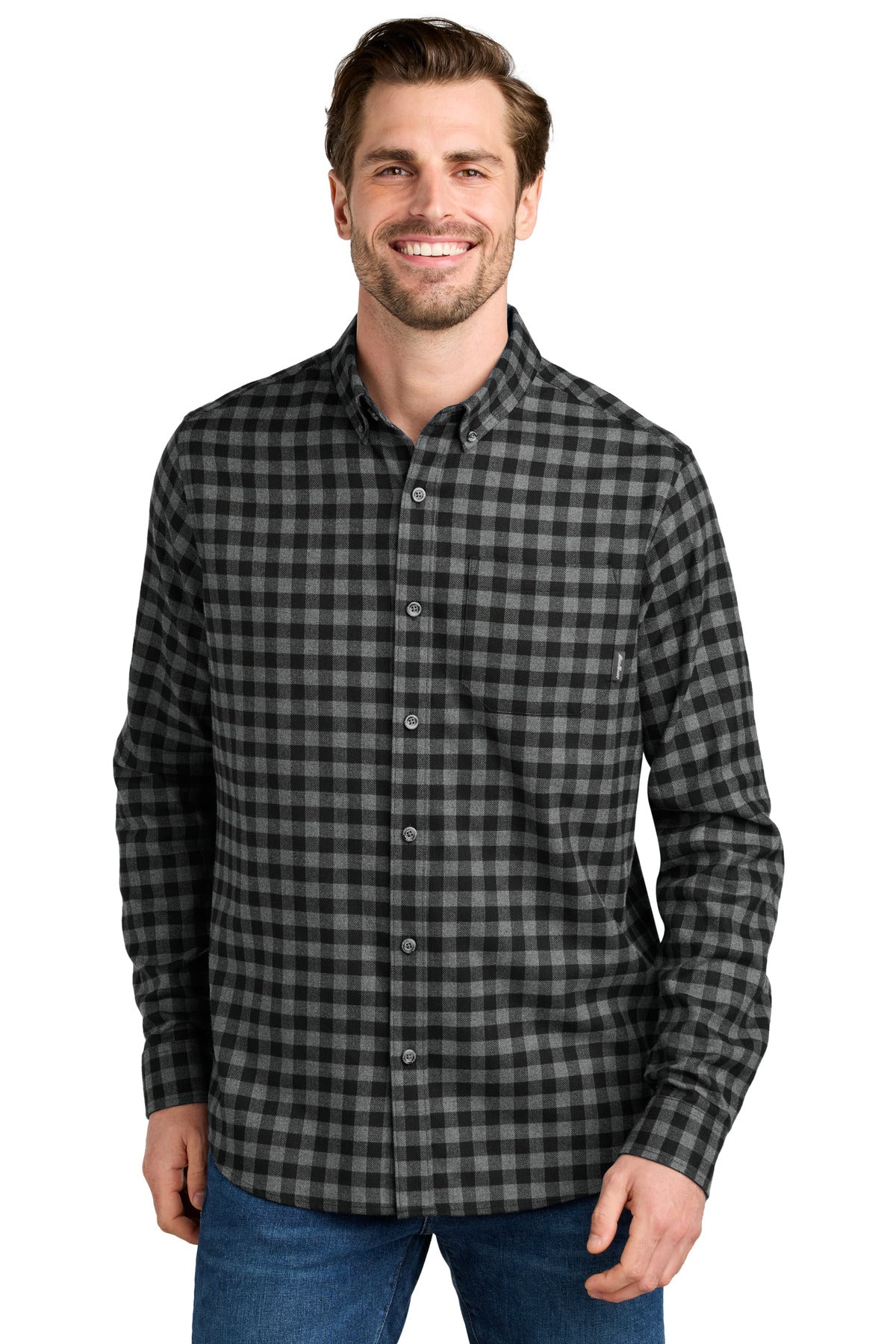 Eddie Bauer® Long Sleeve Favorite Flannel Plaid Shirt EB610