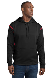 Sport-Tek® Tech Fleece Colorblock Hooded Sweatshirt. F246