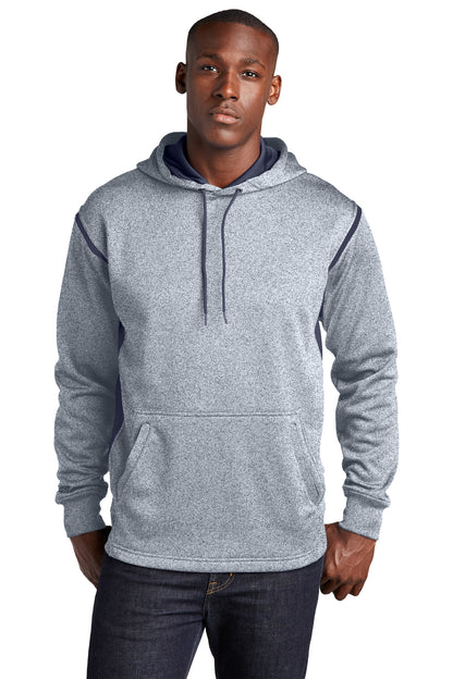 Sport-Tek® Tech Fleece Colorblock Hooded Sweatshirt. F246