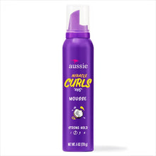 Aussie Miracle Curls Styling Mousse: Define & Hydrate Wavy & Curly Hair – Frizz Control, Soft Hold (6.0 oz)