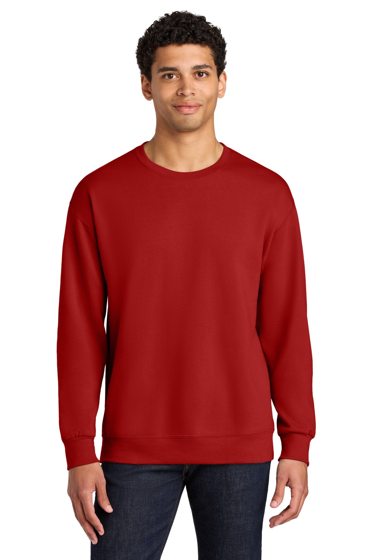 Jerzees Ultimate™ Unisex CVC Ring Spun Crewneck Sweatshirt IC48M