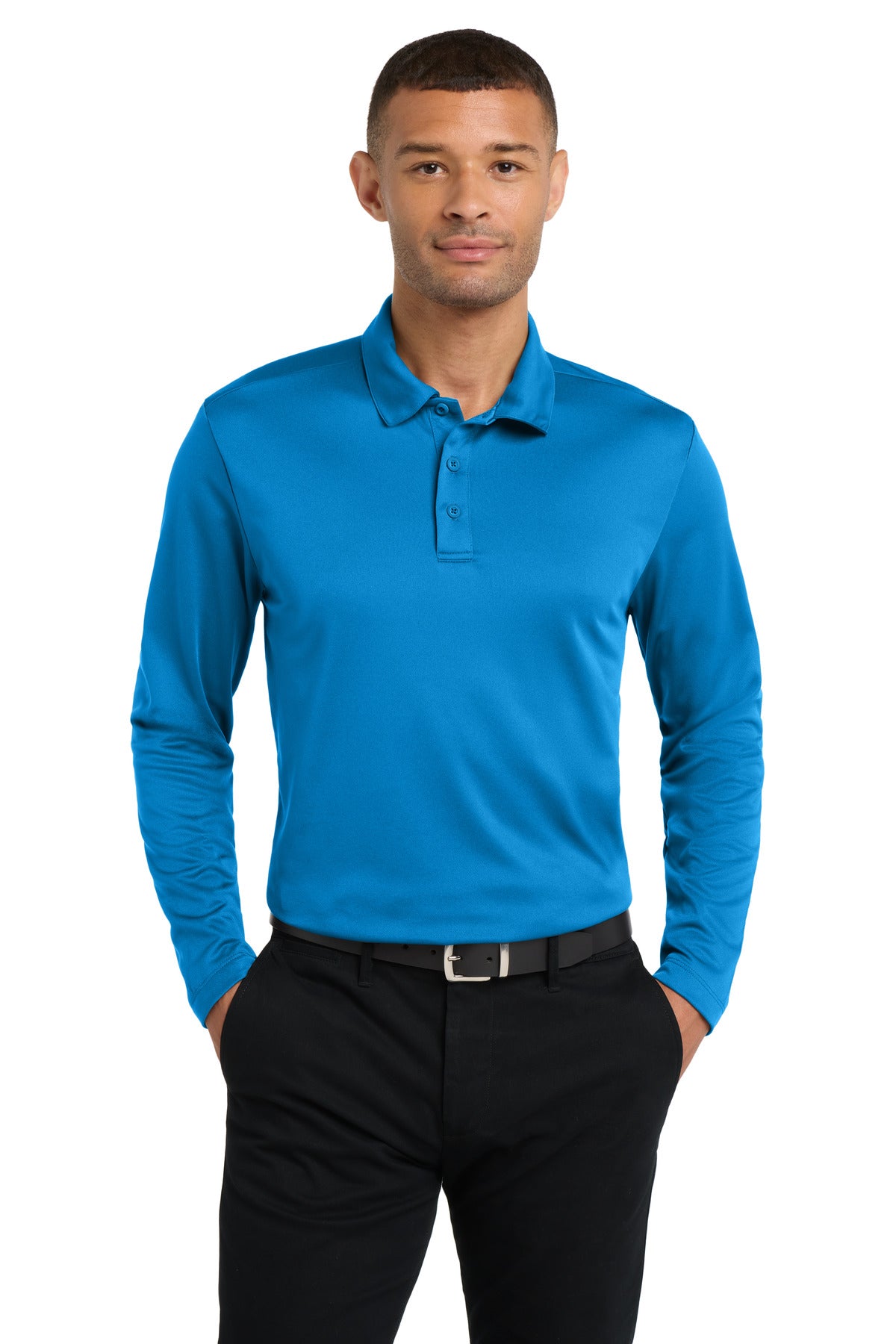 Port Authority® Silk Touch™ Performance Long Sleeve Polo. K540LS