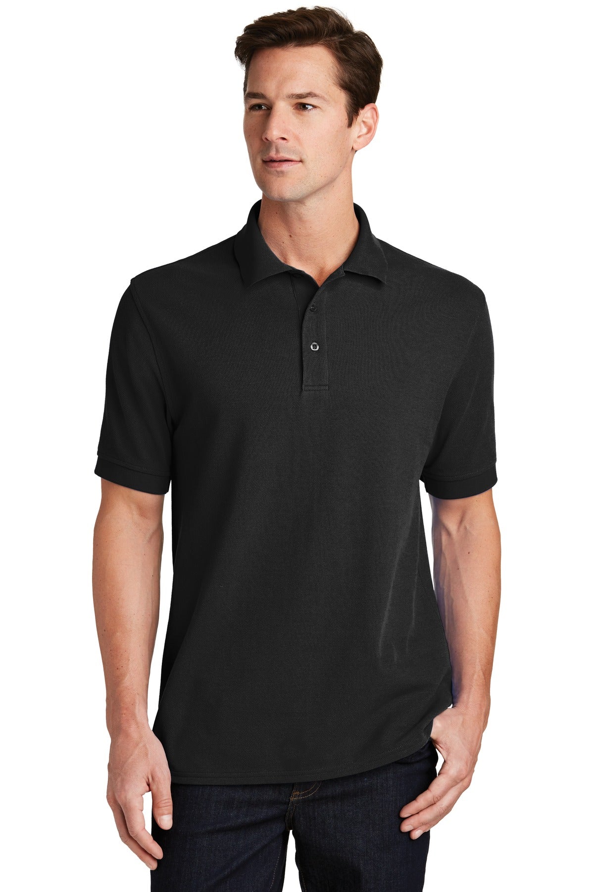 Port & Co™ Combed Ring Spun Pique Polo. KP1500