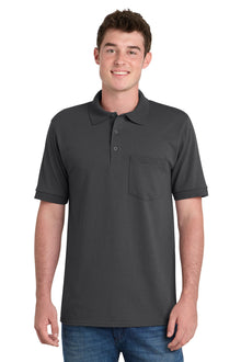 Port & Co™ Core Blend Jersey Knit Pocket Polo. KP55P