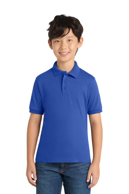 Port & Co™ Youth Core Blend Jersey Knit Polo. KP55Y