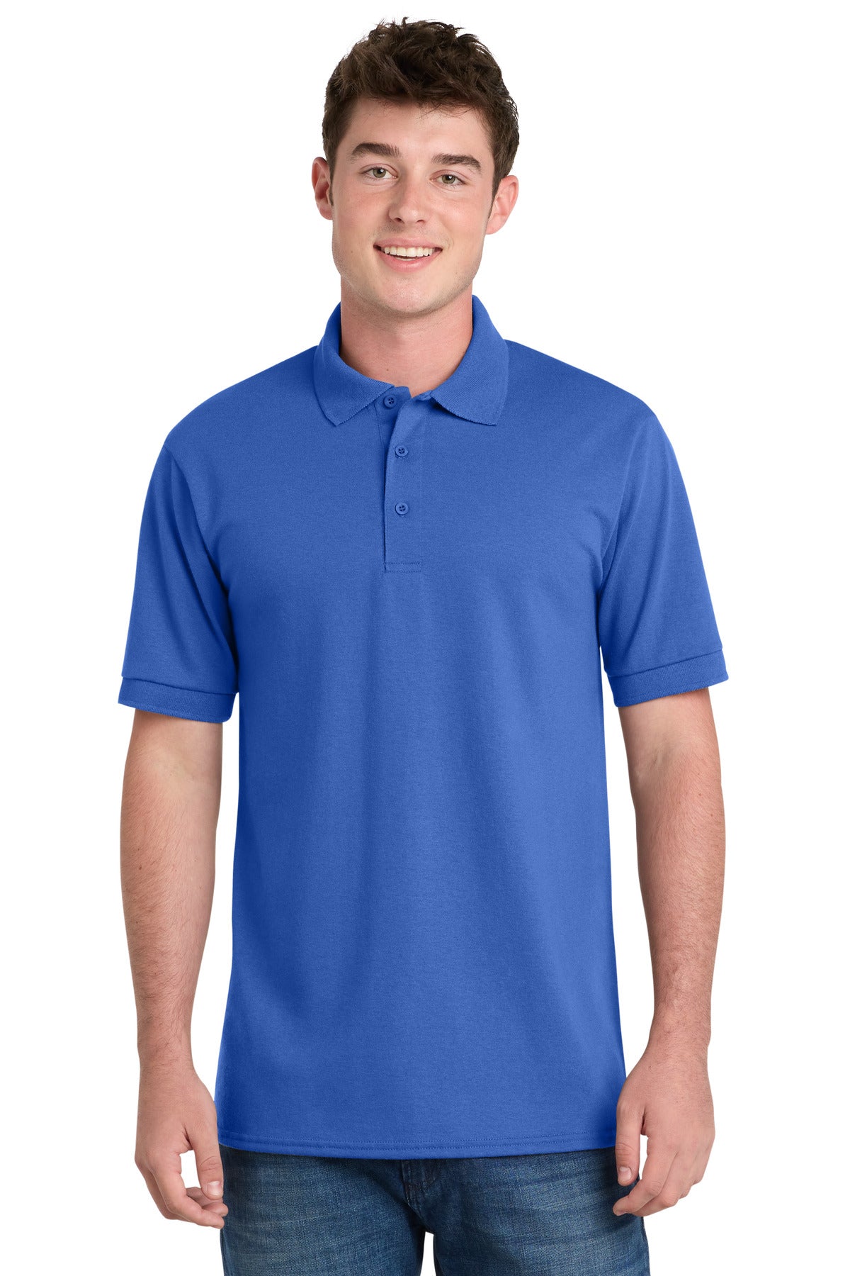 Port & Co™ Tall Core Blend Jersey Knit Polo. KP55T