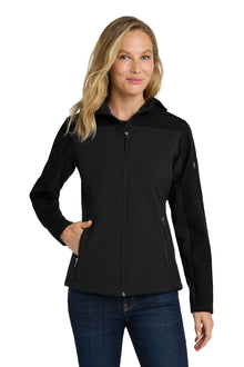 Port Authority® Women's Hooded Core Soft Shell Jacket. L335