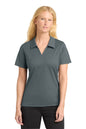 Sport-Tek® Women's Dri-Mesh® V-Neck Polo.  L469