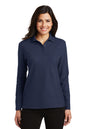 Port Authority® Women's Silk Touch™ Long Sleeve Polo.  L500LS