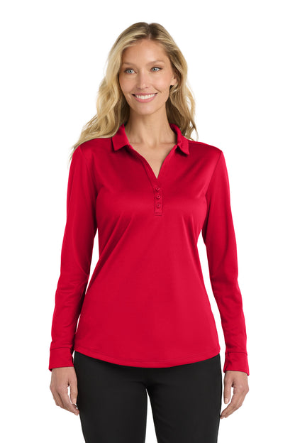 Port Authority ® Women's Silk Touch ™  Performance Long Sleeve Polo. L540LS