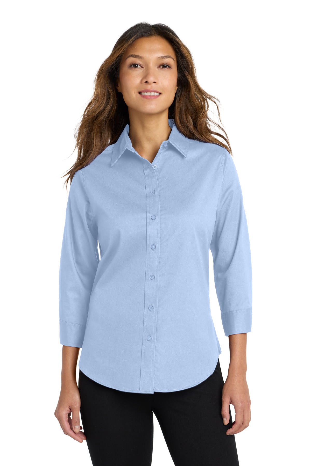 Port Authority® Women's 3/4-Sleeve Easy Care Shirt. L612