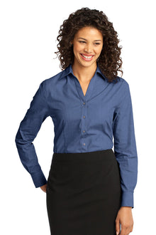 Port Authority® Women's Crosshatch Easy Care Shirt. L640