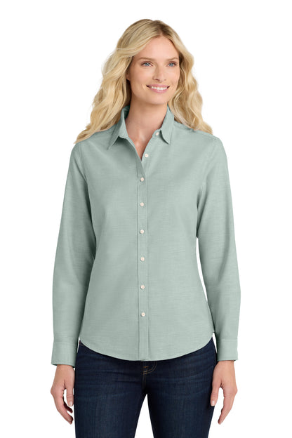 Port Authority® Women's SuperPro™ Oxford Shirt. L658