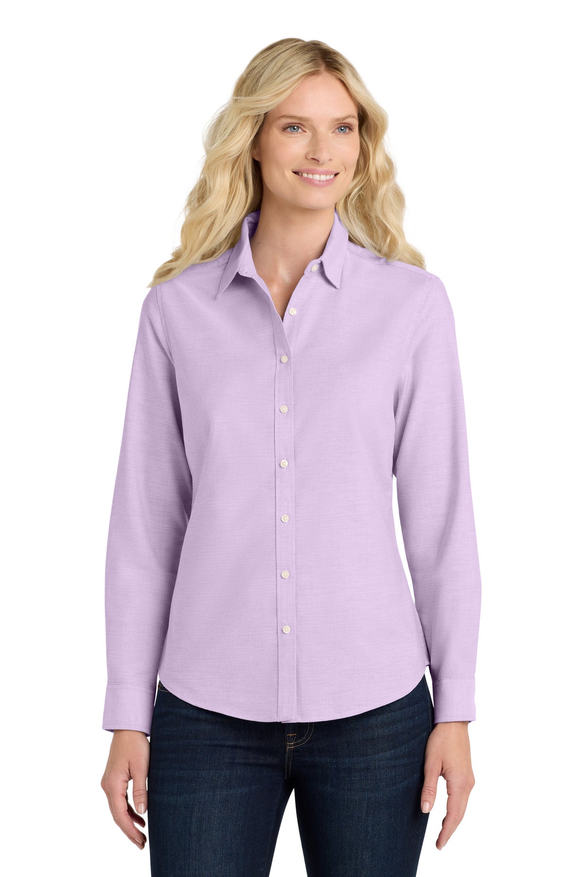 Port Authority® Women's SuperPro™ Oxford Shirt. L658
