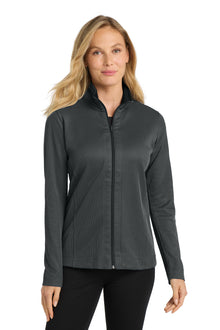 Port Authority® Women's Vertical Texture Full-Zip Jacket. L805