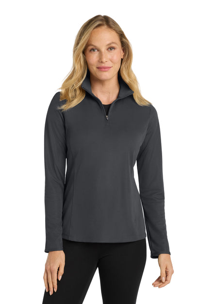 Port Authority® Women's Pinpoint Mesh 1/2-Zip . L806