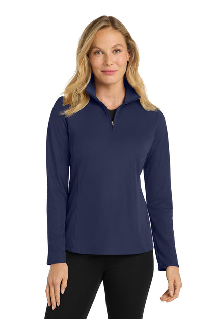 Port Authority® Women's Pinpoint Mesh 1/2-Zip . L806