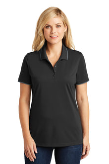 Port Authority® Women's Dry Zone® UV Micro-Mesh Tipped Polo. LK111