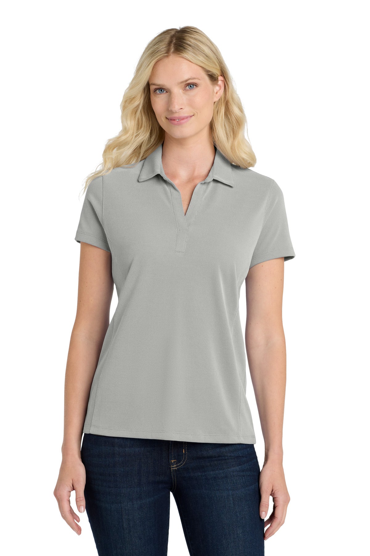 Port Authority ® Women's Poly Oxford Pique Polo. LK582