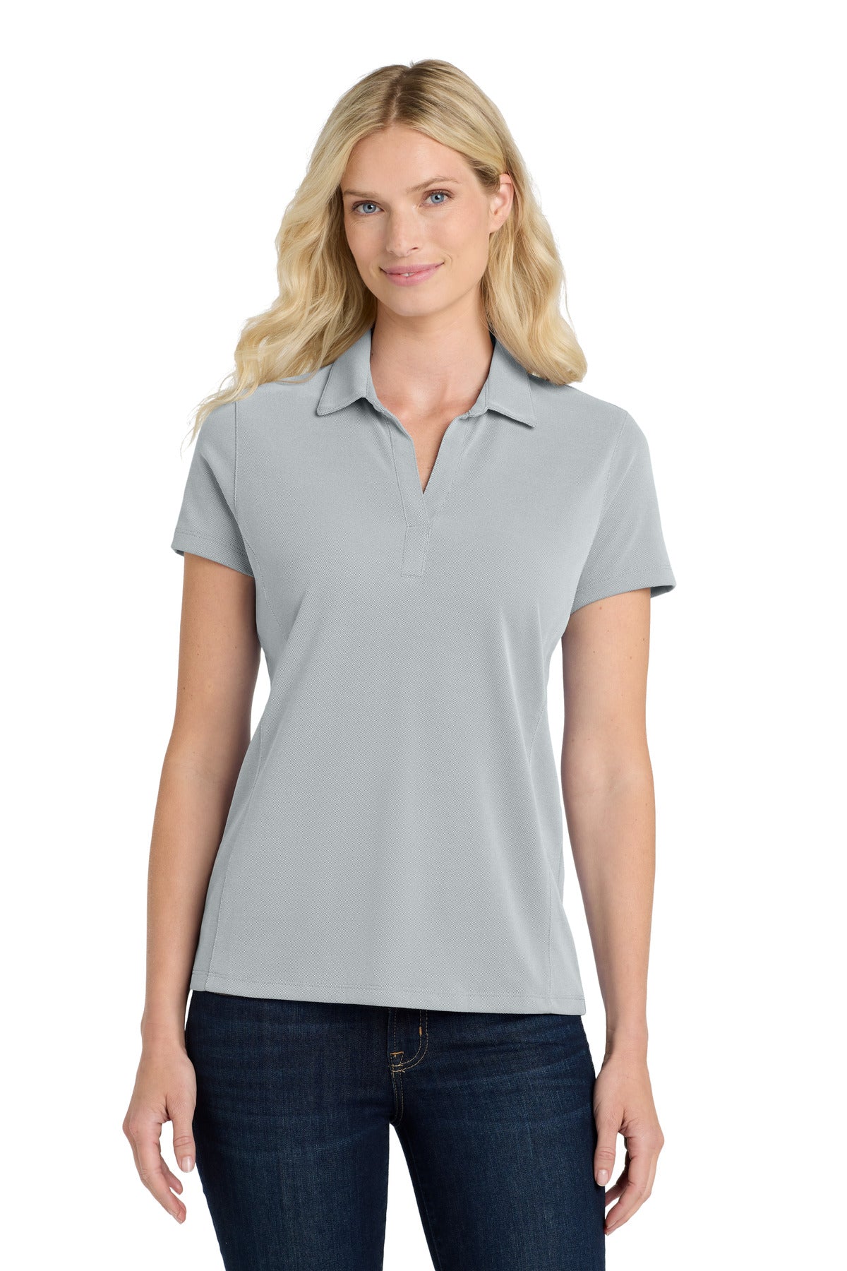 Port Authority ® Women's Poly Oxford Pique Polo. LK582
