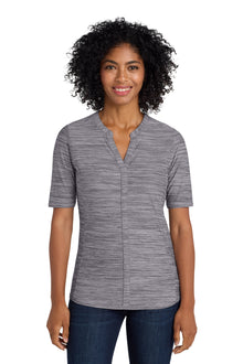 Port Authority ® Women's Stretch Heather Open Neck Top  LK583