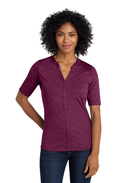 Port Authority ® Women's Stretch Heather Open Neck Top  LK583