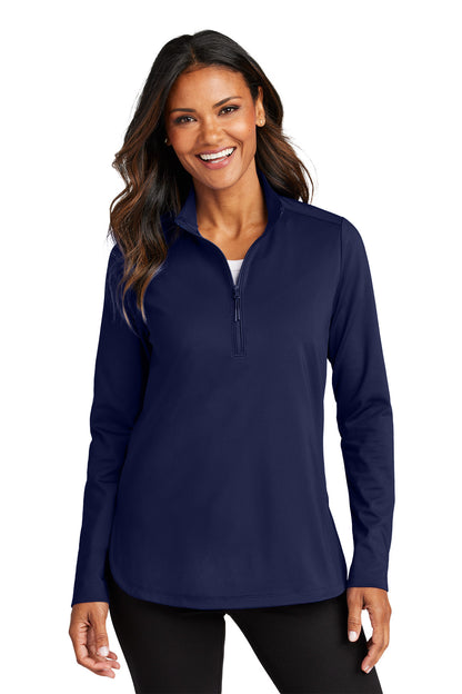 Port Authority® Women's C-FREE® Double Knit 1/4-Zip LK880
