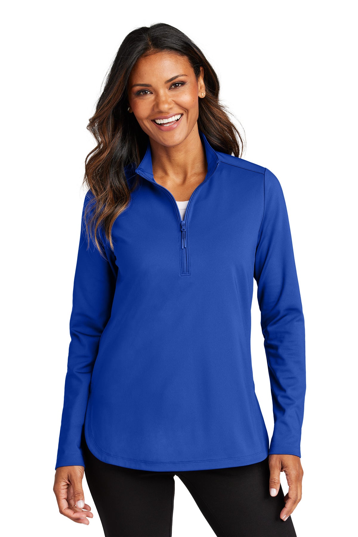 Port Authority® Women's C-FREE® Double Knit 1/4-Zip LK880