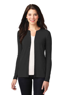 Port Authority® Women's Concept Stretch Button-Front Cardigan. LM1008