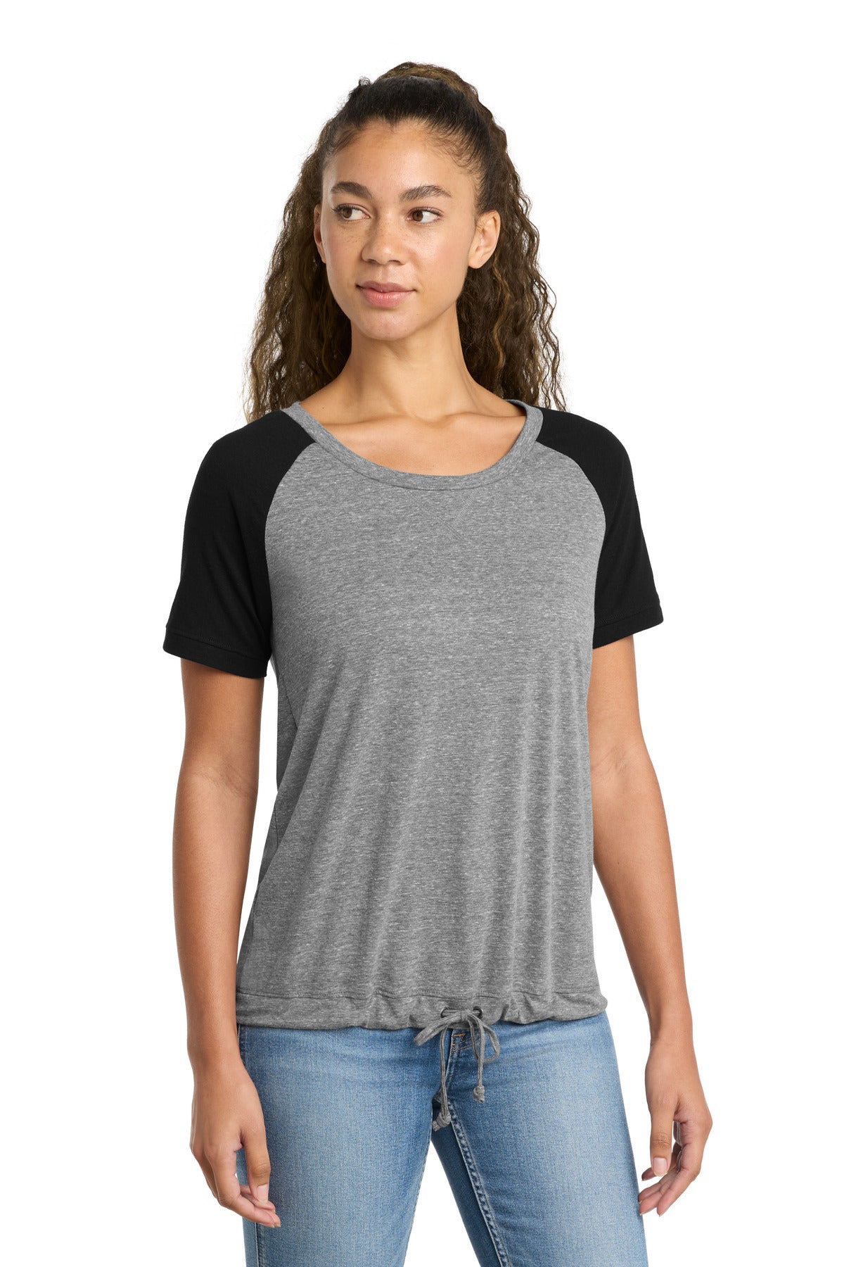 New Era ® Women's Tri-Blend Performance Cinch Tee. LNEA133