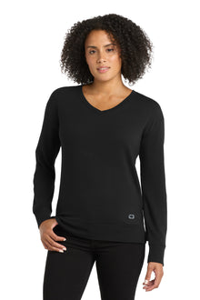 OGIO® Women's Luuma Flex Long Sleeve V-Neck LOG825