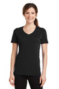 Port & Co™ Women's Performance Blend V-Neck Tee. LPC381V
