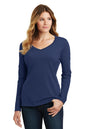 Port & Co™ Women's Long Sleeve Fan Favorite V-Neck Tee. LPC450VLS