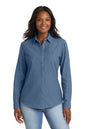 Port & Co™ Women's Long Sleeve Value Denim Shirt.  LSP10