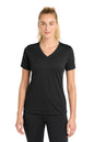 Sport-Tek® Women's PosiCharge® RacerMesh® V-Neck Tee. LST340