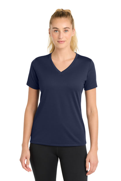 Sport-Tek® Women's PosiCharge® RacerMesh® V-Neck Tee. LST340
