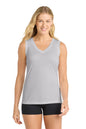 Sport-Tek® Women's Sleeveless PosiCharge® Competitor™ V-Neck Tee. LST352