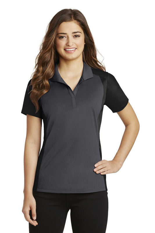 Sport-Tek® Women's Colorblock Micropique Sport-Wick® Polo. LST652