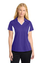 Sport-Tek® Women's Side Blocked Micropique Sport-Wick® Polo. LST655