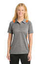 Sport-Tek® Women's Heather Colorblock Contender™ Polo. LST665
