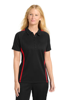 Sport-Tek® Women's PosiCharge® Micro-Mesh Colorblock Polo. LST685