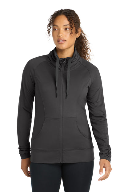 Sport-Tek® Women's Sport-Wick® Stretch Full-Zip Jacket. LST852