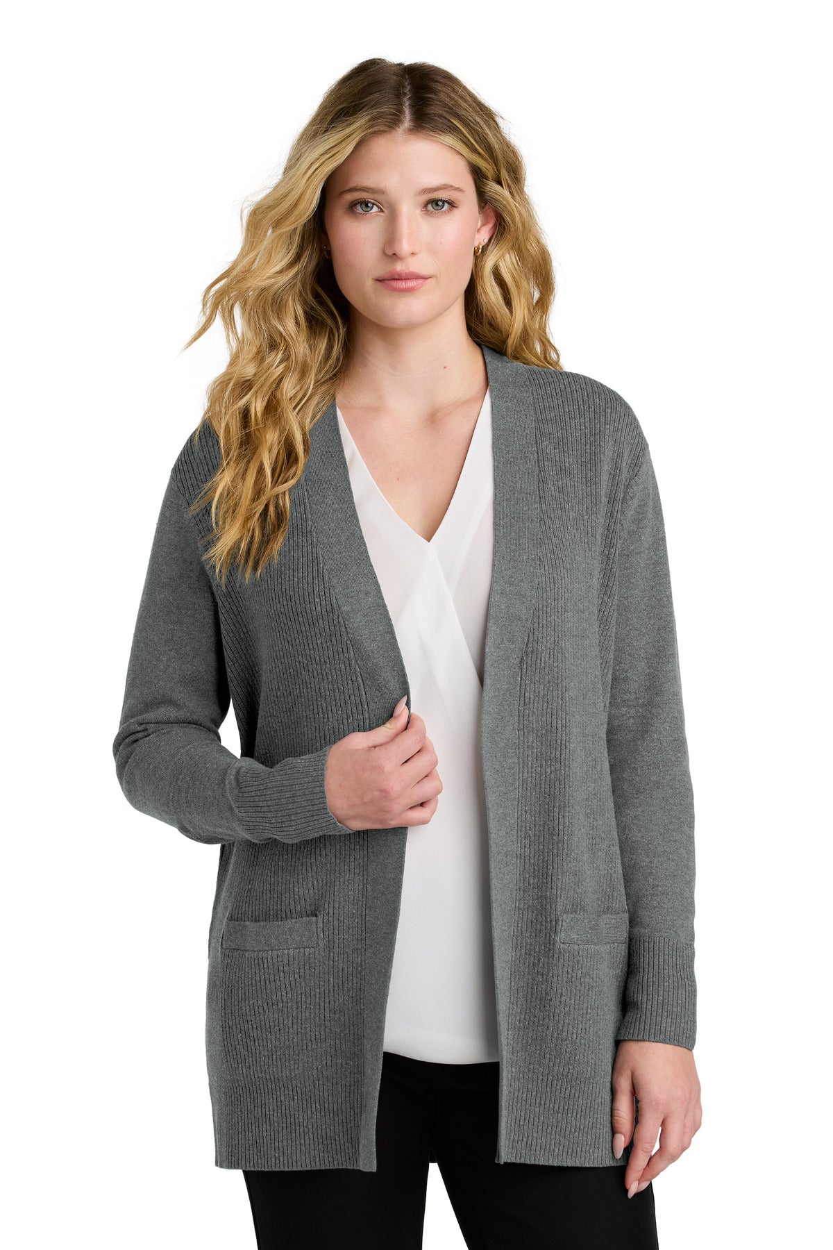 Port Authority® Women's Easy Care Open-Front Cardigan Sweater LSW2890