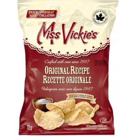 Miss Vickie's Original Sea Salt Chips - 4 Pack (55g)