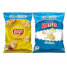 Lay's Classic & Ruffles Original Chips Party Bundle (2 Large Bags, 15.625 oz ea) – The Ultimate Snack Pack!
