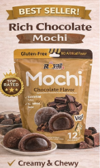 Mochi Variety Pack with 5 Assorted Creamy Mochi Dessert Flavors