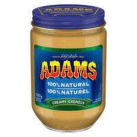 ADAMS Creamy Peanut Butter – 500g Jar